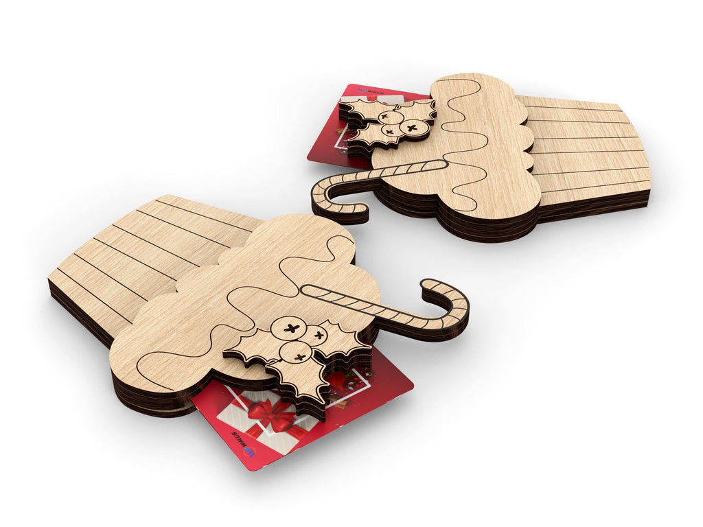 Personalized Wooden Cupcake Gift Card Holder: Christmas Keepsake 2025